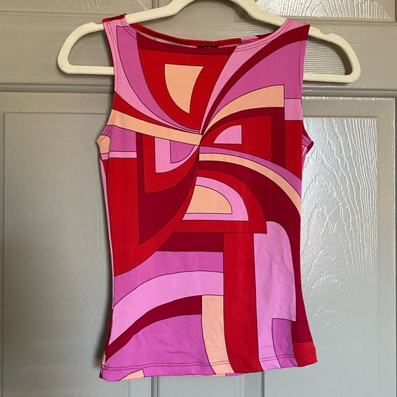 Y2K Abstract High Neck Top - Picture 4 of 6